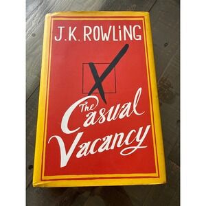 The Casual Vacancy J.K. Rowling First Edition‎ Hardcover 2012 Little Brown Book
